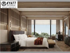 হোটেল বেডরুমের জন্য আলংকারিক ওয়াল প্যানেল